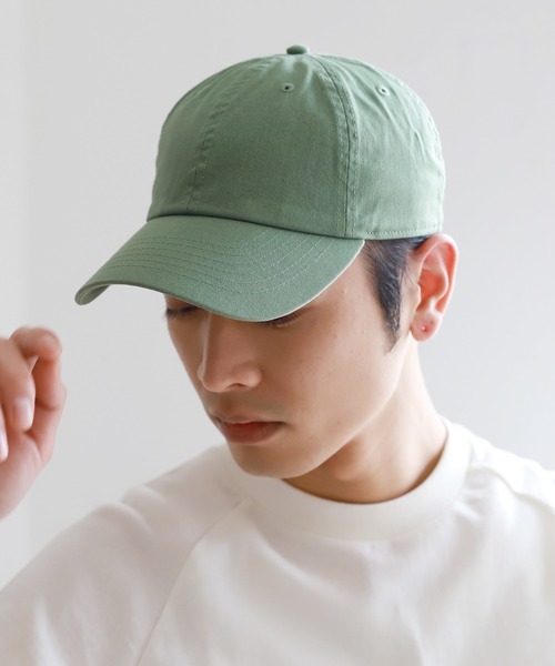 LAKOLE（ラコレ）の「【Newhattan/ニューハッタン】ツイルローキャップ / 878607（キャップ・レディース・ブラック/キャメル/ライトベージュ/ピンク×イエロー/ラベンダー/ロイヤルブルー/ピンク/グリーン/サックスブルー/チャコール/コーラル/ライトブルー/ブラウン系その他/オフホワイト/ダークオリーブ/ブラウン/ベージュ/ボルドー/ライトパープル/ライトグレー/ブルー・FREE）」の11枚目の写真