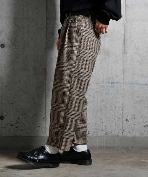 kutir（クティール）の「２タックワイドスラックスパンツ（その他パンツ・メンズ・ブラック/ベージュ/グレー・SMALL/MEDIUM/LARGE）」の21枚目の写真