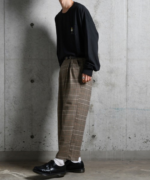 kutir（クティール）の「２タックワイドスラックスパンツ（その他パンツ・メンズ・ブラック/ベージュ/グレー・SMALL/MEDIUM/LARGE）」の17枚目の写真