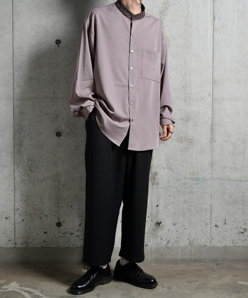 kutir（クティール）の「２タックワイドスラックスパンツ（その他パンツ・メンズ・ブラック/ベージュ/グレー・SMALL/MEDIUM/LARGE）」の4枚目の写真