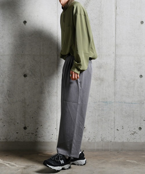 kutir（クティール）の「２タックワイドスラックスパンツ（その他パンツ・メンズ・ブラック/ベージュ/グレー・SMALL/MEDIUM/LARGE）」の11枚目の写真