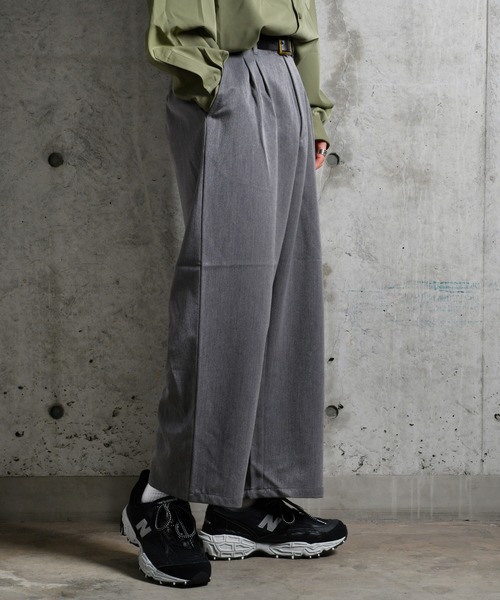 kutir（クティール）の「２タックワイドスラックスパンツ（その他パンツ・メンズ・ブラック/ベージュ/グレー・SMALL/MEDIUM/LARGE）」の13枚目の写真