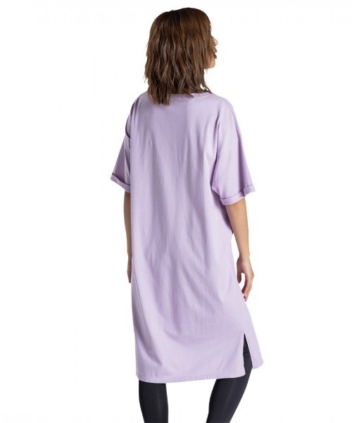 ROXY(ロキシー)の「SHE'S/ロキシー ワンピース ドロップショルダー ビッグシルエット(ワンピース・レディース・ホワイト/ブラック/パープル・SMALL/MEDIUM/LARGE)」の9枚目の写真