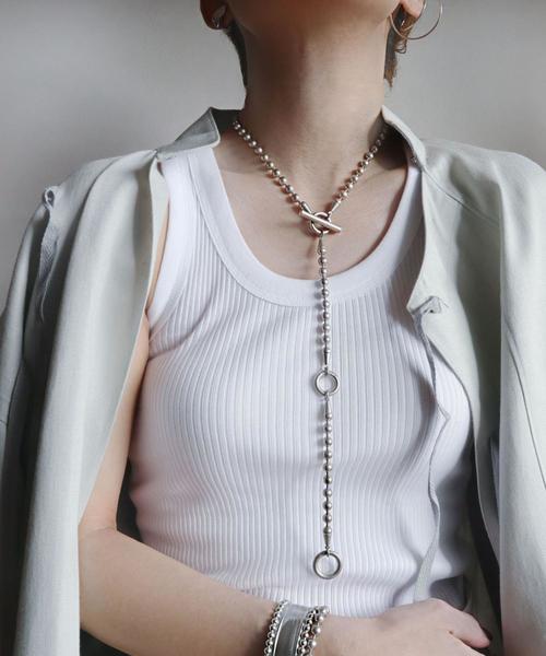 ASTRAET（アストラット）の「＜in mood（インムード）＞S BALL ネックレス（ネックレス・レディース・シルバー・FREE）」の3枚目の写真