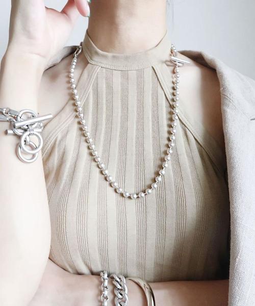 ASTRAET（アストラット）の「＜in mood（インムード）＞S BALL ネックレス（ネックレス・レディース・シルバー・FREE）」の2枚目の写真