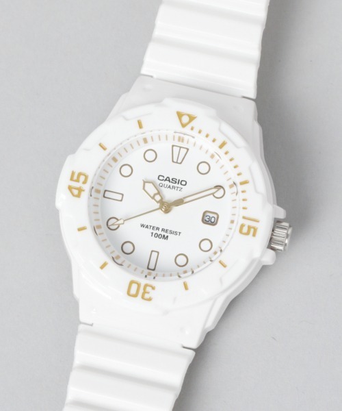 CASIO(カシオ)の「【CASIO/カシオ】アナログダイバー/881356(アナログ腕時計・レディース・ブラック/ホワイト/ベージュ系その他・FREE)」の4枚目の写真