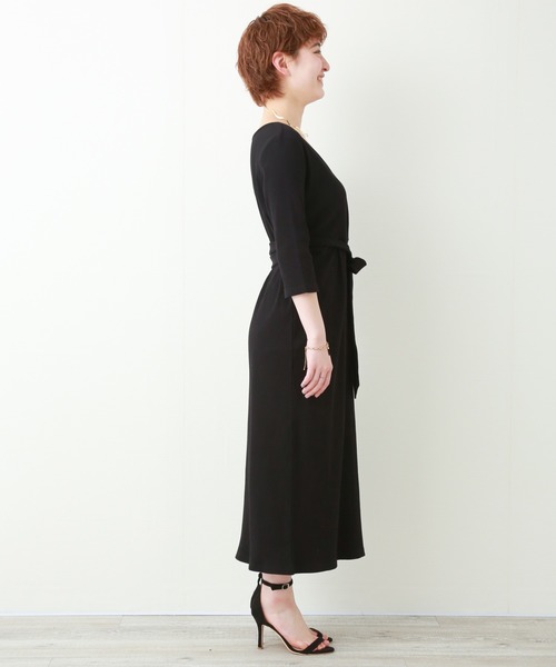 libelle more(リベル モア)の「ランダムテレコカシュクール2WAYワンピース(ワンピース・レディース・ブラック/ネイビー/モカ・M/L)」の13枚目の写真