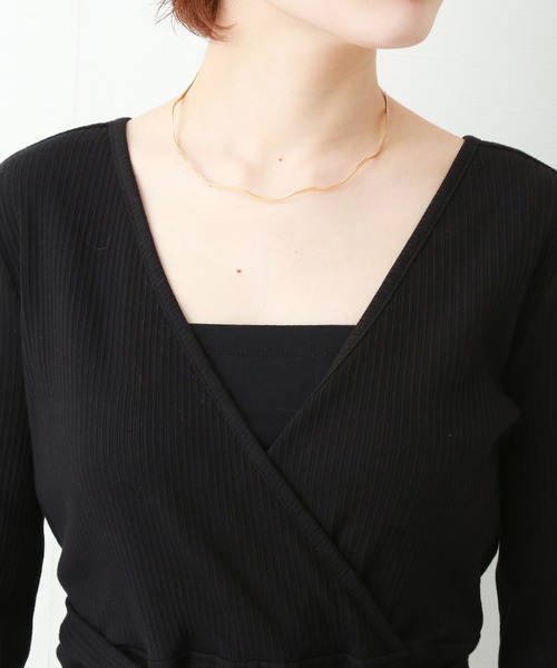 libelle more(リベル モア)の「ランダムテレコカシュクール2WAYワンピース(ワンピース・レディース・ブラック/ネイビー/モカ・M/L)」の7枚目の写真