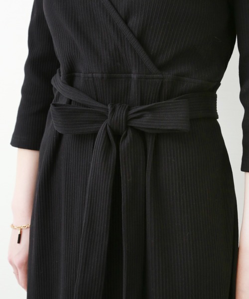 libelle more(リベル モア)の「ランダムテレコカシュクール2WAYワンピース(ワンピース・レディース・ブラック/ネイビー/モカ・M/L)」の10枚目の写真