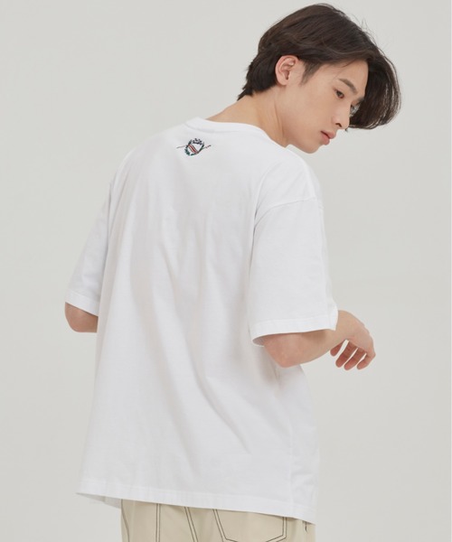 ROMANTIC CROWN(ロマンティッククラウン)の「【ROMANTIC CROWN】TRACK AND FIELD TEE / ロマンティッククラウン トラック アンド フィールド Tシャツ(Tシャツ/カットソー・メンズ・ブラック/ホワイト/ネイビー・MEDIUM/LARGE/SMALL/X-LARGE)」の4枚目の写真