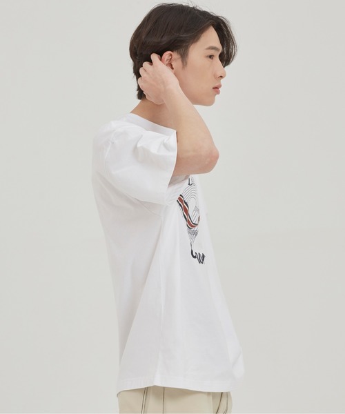 ROMANTIC CROWN(ロマンティッククラウン)の「【ROMANTIC CROWN】TRACK AND FIELD TEE / ロマンティッククラウン トラック アンド フィールド Tシャツ(Tシャツ/カットソー・メンズ・ブラック/ホワイト/ネイビー・MEDIUM/LARGE/SMALL/X-LARGE)」の5枚目の写真
