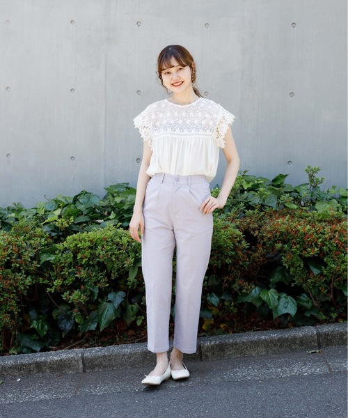 flower（フラワー）の「リトルブーケブラウス（シャツ/ブラウス・レディース・ホワイト/ブルー/ピンク・FREE）」の5枚目の写真