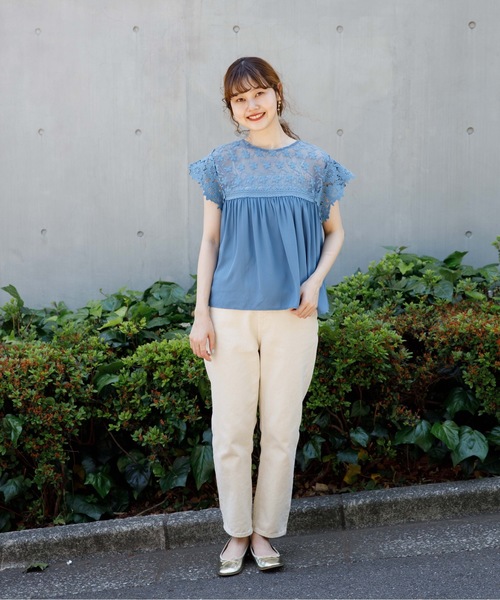 flower（フラワー）の「リトルブーケブラウス（シャツ/ブラウス・レディース・ホワイト/ブルー/ピンク・FREE）」の16枚目の写真