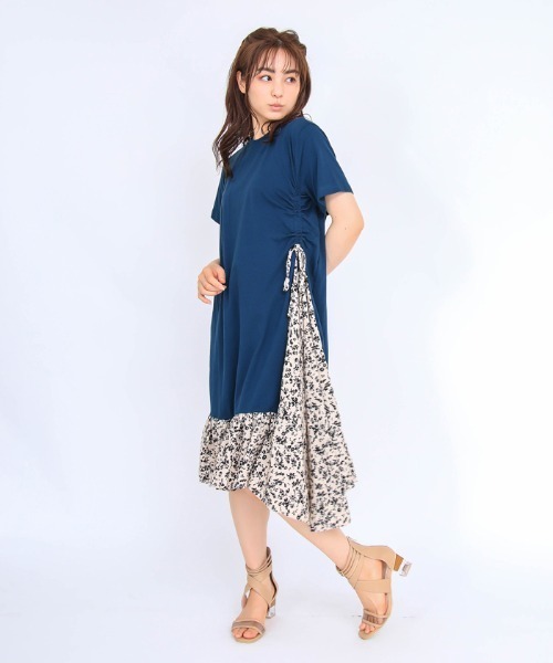 セール サイドリボン異素材op ワンピース Axes Femme アクシーズファム のファッション通販 Zozotown