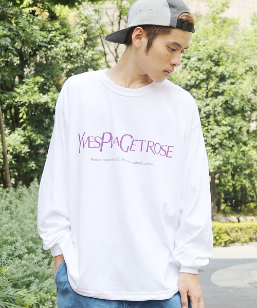 niche.（ニッチ）の「niche./ニッチ Rose L/S T-Shirts ロンT（Tシャツ/カットソー・メンズ・ホワイト系その他5/ホワイト/ホワイト系その他6/ホワイト系その他4/ホワイト系その他3/ホワイト系その他/ホワイト系その他7/ホワイト系その他2・L/M/XL）」の3枚目の写真