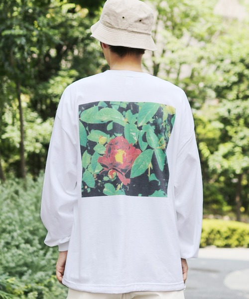 niche.（ニッチ）の「niche./ニッチ Rose L/S T-Shirts ロンT（Tシャツ/カットソー・メンズ・ホワイト系その他5/ホワイト/ホワイト系その他6/ホワイト系その他4/ホワイト系その他3/ホワイト系その他/ホワイト系その他7/ホワイト系その他2・L/M/XL）」の2枚目の写真