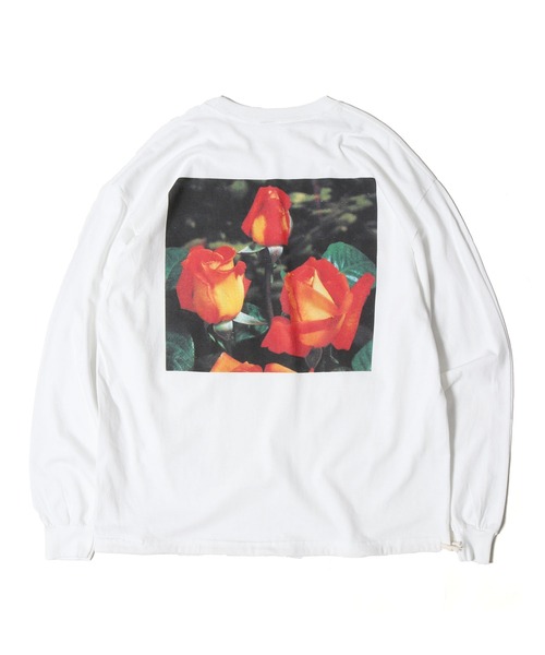 niche.（ニッチ）の「niche./ニッチ Rose L/S T-Shirts ロンT（Tシャツ/カットソー・メンズ・ホワイト系その他5/ホワイト/ホワイト系その他6/ホワイト系その他4/ホワイト系その他3/ホワイト系その他/ホワイト系その他7/ホワイト系その他2・L/M/XL）」の4枚目の写真