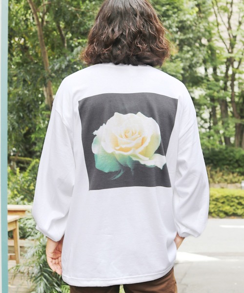 niche.（ニッチ）の「niche./ニッチ Rose L/S T-Shirts ロンT（Tシャツ/カットソー・メンズ・ホワイト系その他5/ホワイト/ホワイト系その他6/ホワイト系その他4/ホワイト系その他3/ホワイト系その他/ホワイト系その他7/ホワイト系その他2・L/M/XL）」の6枚目の写真