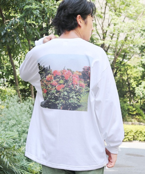 niche.（ニッチ）の「niche./ニッチ Rose L/S T-Shirts ロンT（Tシャツ/カットソー・メンズ・ホワイト系その他5/ホワイト/ホワイト系その他6/ホワイト系その他4/ホワイト系その他3/ホワイト系その他/ホワイト系その他7/ホワイト系その他2・L/M/XL）」の8枚目の写真
