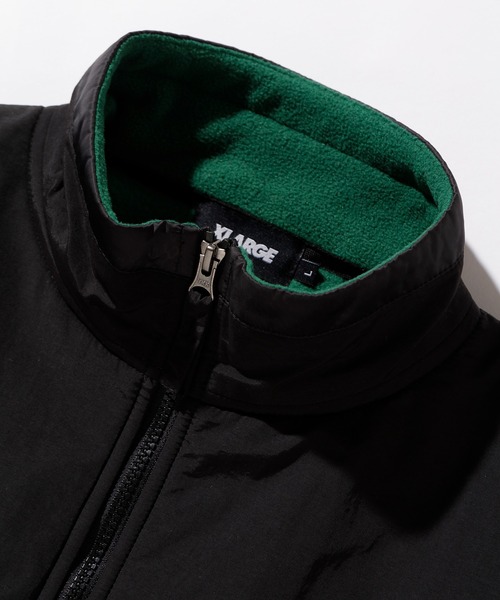 売切れ前に XLARGE PANELED FLEECE JACKET 生地切替がPOINT XLARGE（エクストララージ）の「PANELED FLEECE JACKET