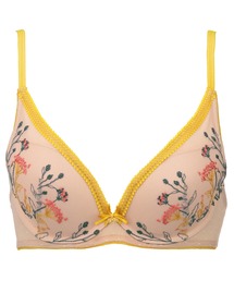 AMOSTYLE BY Triumph（アモスタイルバイトリンプ）の「マリーゴールドエンブロイダリー 夢みるブラ Deep V ブラジャー【B,C,Dカップ】AMST1285 WHU JX（ブラジャー・レディース・ピンク系）」