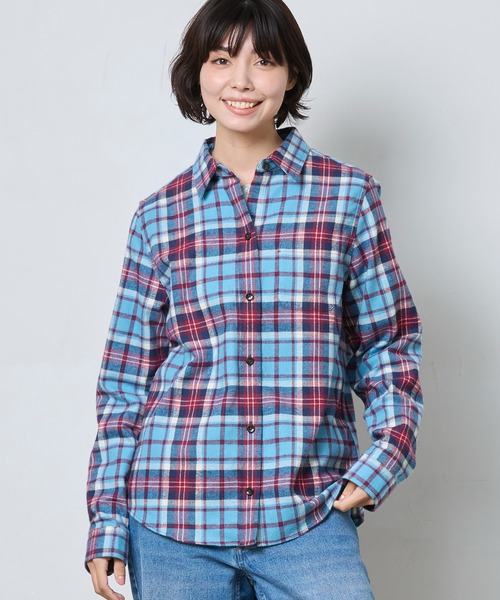 L.L.Bean（エルエルビーン）の「スコッチ・プラッド・フランネル・シャツ ジャパン・フィット（シャツ/ブラウス・レディース・レッド系その他/ブルー系その他2/ブルー系その他/グリーン系その他/パープル系その他/グリーン系その他2/ブルー系その他5/レッド系その他3/レッド系その他2/ブルー系その他3/ブルー系その他4/イエロー系その他/ブルー系その他6/グレー系その他/ベージュ系その他/グリーン系その他3/レッド系その他4/グレー系その他2/ブルー系その他7/ブルー系/ブルー系1/マルチ・LARGE/MEDIUM/SMALL/X-LARGE/X-SMALL）」の14枚目の写真