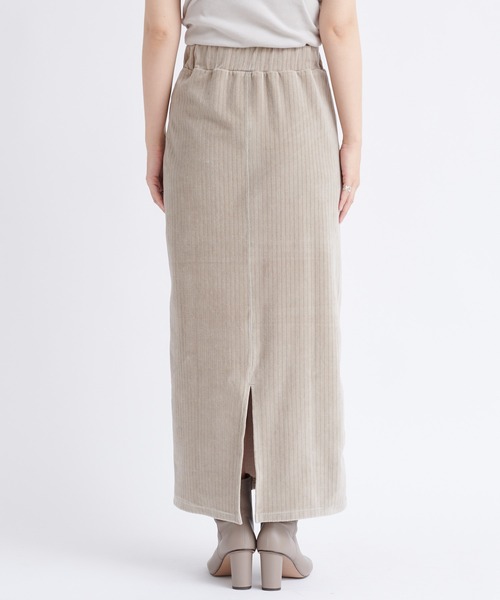 DouDou（ドゥドゥ）の「コーデュロイジャージースカート（スカート・レディース・ブラック/グレイッシュベージュ/ボルドー・FREE）」の20枚目の写真