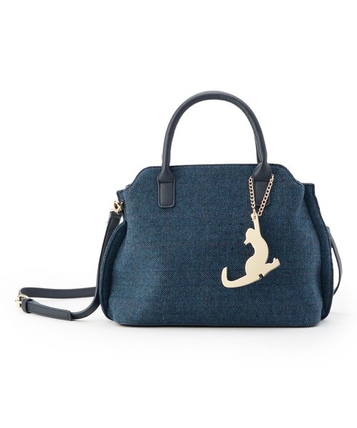 セール 2way非接触ネコチャーム付きボストンバッグ ボストンバッグ Its Demo イッツデモ のファッション通販 Zozotown