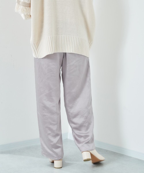 cepo（セポ）の「カラーサテンイージーパンツ（その他パンツ・レディース・ブラック/ベージュ/グレー/ブルー/グリーン/モカ・M）」の22枚目の写真