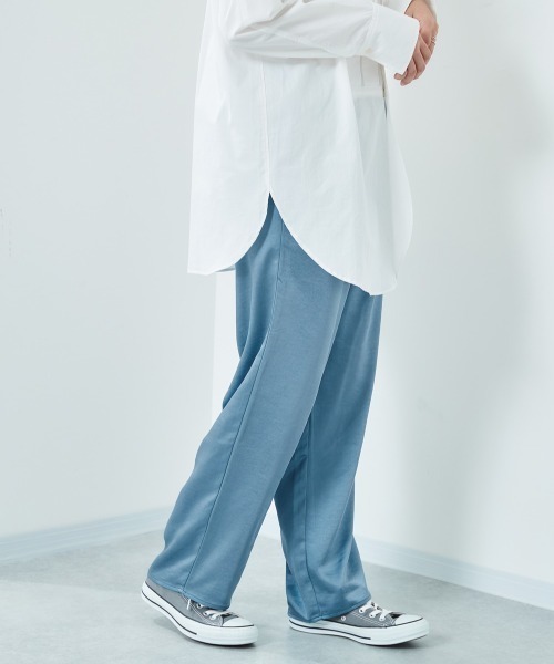 cepo（セポ）の「カラーサテンイージーパンツ（その他パンツ・レディース・ブラック/ベージュ/グレー/ブルー/グリーン/モカ・M）」の19枚目の写真