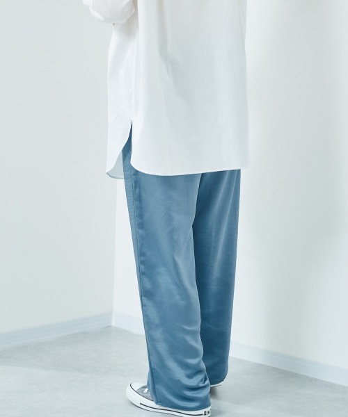 cepo（セポ）の「カラーサテンイージーパンツ（その他パンツ・レディース・ブラック/ベージュ/グレー/ブルー/グリーン/モカ・M）」の20枚目の写真