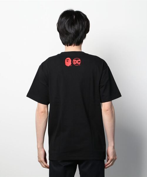 A BATHING APE(アベイシングエイプ)の「BAPE X DC BABY MILO SUPERMAN COLLEGE TEE M(Tシャツ/カットソー・メンズ・ホワイト/ブラック・MEDIUM/XX-LARGE/X-LARGE/SMALL/LARGE)」の10枚目の写真