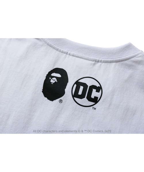 A BATHING APE(アベイシングエイプ)の「BAPE X DC BABY MILO SUPERMAN COLLEGE TEE M(Tシャツ/カットソー・メンズ・ホワイト/ブラック・MEDIUM/XX-LARGE/X-LARGE/SMALL/LARGE)」の13枚目の写真
