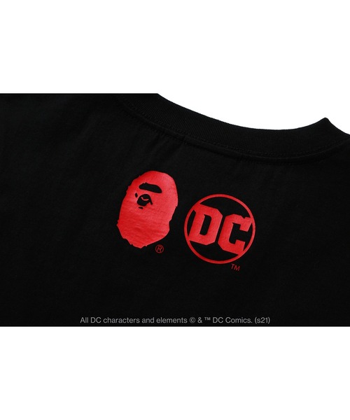 A BATHING APE(アベイシングエイプ)の「BAPE X DC BABY MILO SUPERMAN COLLEGE TEE M(Tシャツ/カットソー・メンズ・ホワイト/ブラック・MEDIUM/XX-LARGE/X-LARGE/SMALL/LARGE)」の6枚目の写真