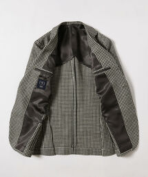 BEAMS F /E.THOMAS ハウンドトゥース ジャケット BEAMS F（ビームスエフ）の「BEAMS F / E.THOMAS ウールシルクリネン