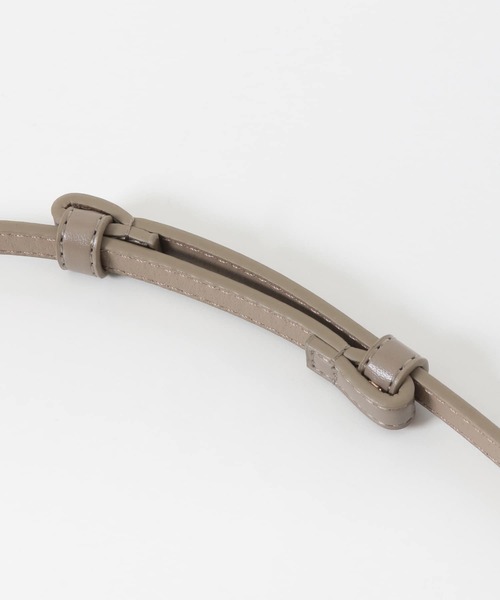 SMELLY(スメリー)の「バックスライドベルト(ベルト・レディース・ブラック/ベージュ系その他・-)」の9枚目の写真