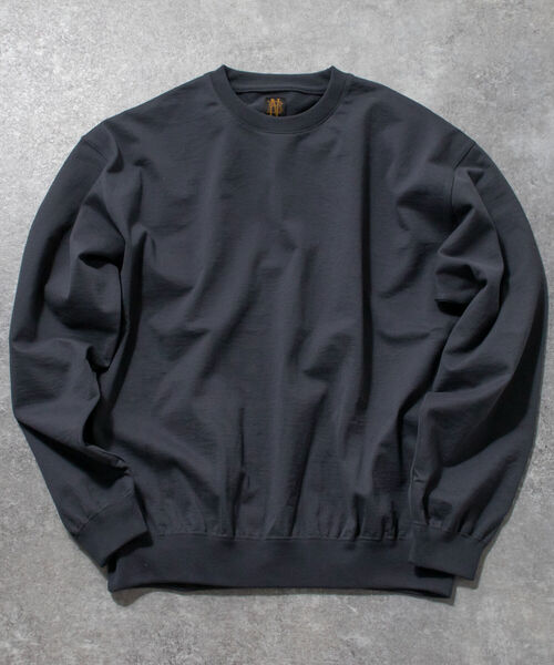 BATONER（バトナー）の「【BATONER/バトナー】DEGRACE CREWNECK KNIT #BN-21SM-023（スウェット・メンズ・ベージュ/ホワイト/ブラック/イエロー/ダークブラウン/インディゴブルー・M/L）」の6枚目の写真