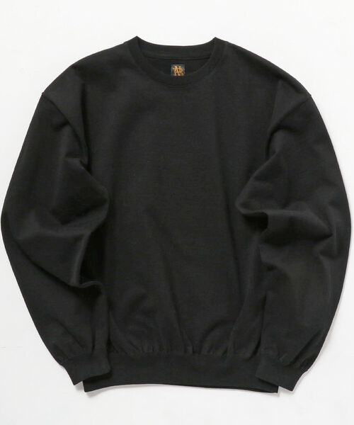 BATONER（バトナー）の「【BATONER/バトナー】DEGRACE CREWNECK KNIT #BN-21SM-023（スウェット・メンズ・ベージュ/ホワイト/ブラック/イエロー/ダークブラウン/インディゴブルー・M/L）」の3枚目の写真