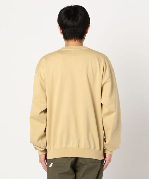 BATONER（バトナー）の「【BATONER/バトナー】DEGRACE CREWNECK KNIT #BN-21SM-023（スウェット・メンズ・ベージュ/ホワイト/ブラック/イエロー/ダークブラウン/インディゴブルー・M/L）」の17枚目の写真