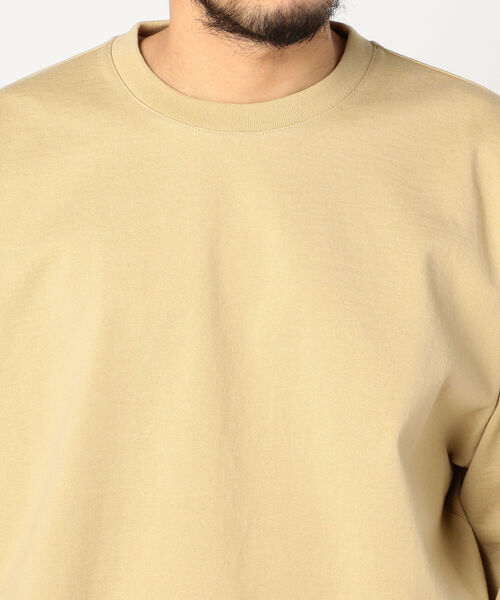 BATONER（バトナー）の「【BATONER/バトナー】DEGRACE CREWNECK KNIT #BN-21SM-023（スウェット・メンズ・ベージュ/ホワイト/ブラック/イエロー/ダークブラウン/インディゴブルー・M/L）」の8枚目の写真