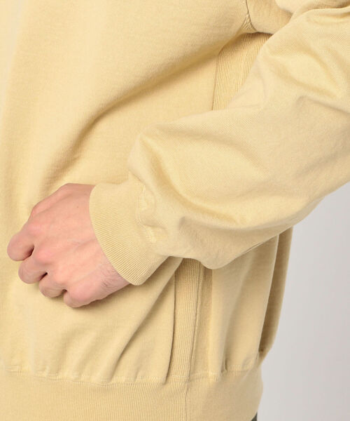 BATONER（バトナー）の「【BATONER/バトナー】DEGRACE CREWNECK KNIT #BN-21SM-023（スウェット・メンズ・ベージュ/ホワイト/ブラック/イエロー/ダークブラウン/インディゴブルー・M/L）」の12枚目の写真