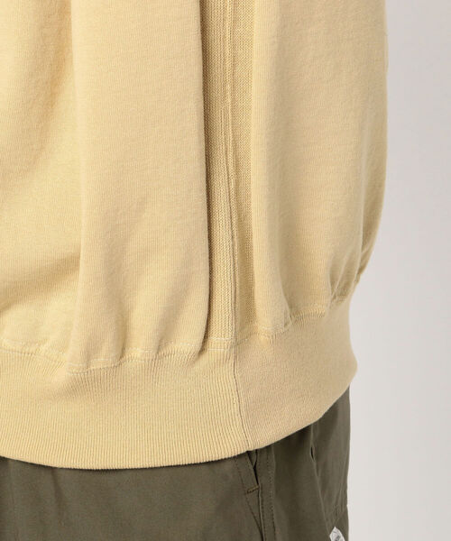 BATONER（バトナー）の「【BATONER/バトナー】DEGRACE CREWNECK KNIT #BN-21SM-023（スウェット・メンズ・ベージュ/ホワイト/ブラック/イエロー/ダークブラウン/インディゴブルー・M/L）」の18枚目の写真