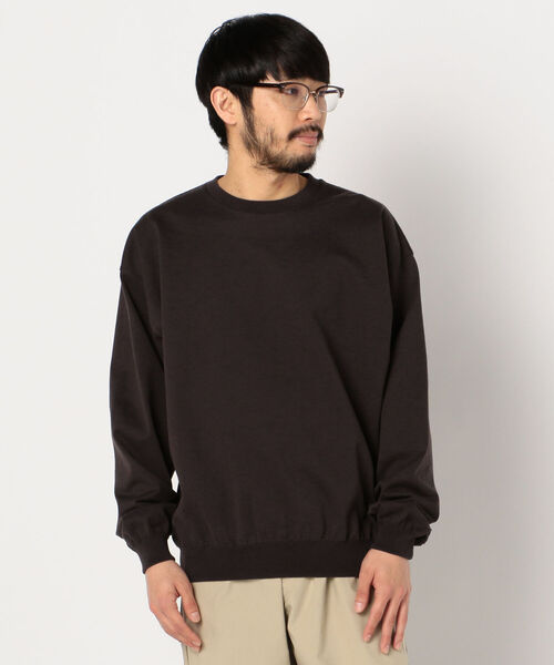 BATONER（バトナー）の「【BATONER/バトナー】DEGRACE CREWNECK KNIT #BN-21SM-023（スウェット・メンズ・ベージュ/ホワイト/ブラック/イエロー/ダークブラウン/インディゴブルー・M/L）」の14枚目の写真
