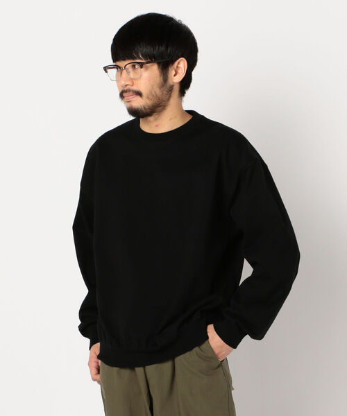 BATONER（バトナー）の「【BATONER/バトナー】DEGRACE CREWNECK KNIT #BN-21SM-023（スウェット・メンズ・ベージュ/ホワイト/ブラック/イエロー/ダークブラウン/インディゴブルー・M/L）」の15枚目の写真