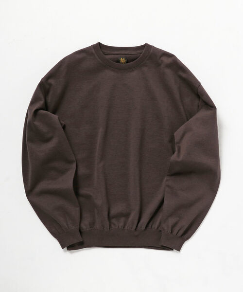 BATONER（バトナー）の「【BATONER/バトナー】DEGRACE CREWNECK KNIT #BN-21SM-023（スウェット・メンズ・ベージュ/ホワイト/ブラック/イエロー/ダークブラウン/インディゴブルー・M/L）」の21枚目の写真