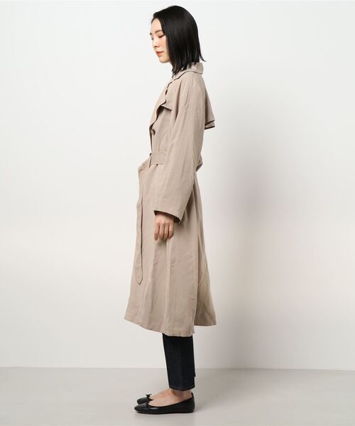 HONEYSUCKLE ROSE（ハニーサックルローズ）の「【HONEYSUCKLE ROSE】トレンチコート（トレンチコート・レディース・ベージュ/ネイビー・L/M）」の3枚目の写真