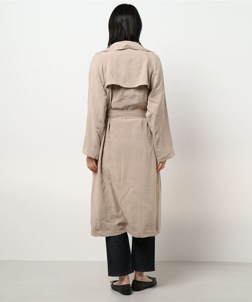 HONEYSUCKLE ROSE（ハニーサックルローズ）の「【HONEYSUCKLE ROSE】トレンチコート（トレンチコート・レディース・ベージュ/ネイビー・L/M）」の4枚目の写真
