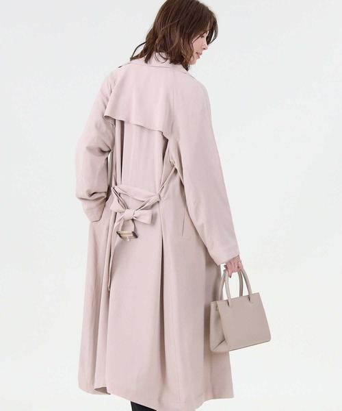 HONEYSUCKLE ROSE（ハニーサックルローズ）の「【HONEYSUCKLE ROSE】トレンチコート（トレンチコート・レディース・ベージュ/ネイビー・L/M）」の10枚目の写真