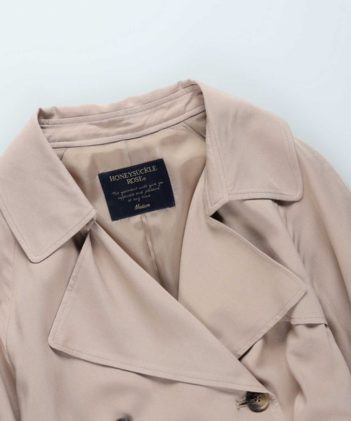 HONEYSUCKLE ROSE（ハニーサックルローズ）の「【HONEYSUCKLE ROSE】トレンチコート（トレンチコート・レディース・ベージュ/ネイビー・L/M）」の18枚目の写真