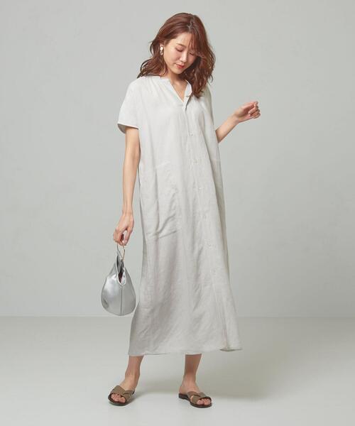 ロング Le Glazik スキッパー Le Glazik ルグラジック のファッション Glazik スキッパー ワンピース ワンピース ロング 予約 Le